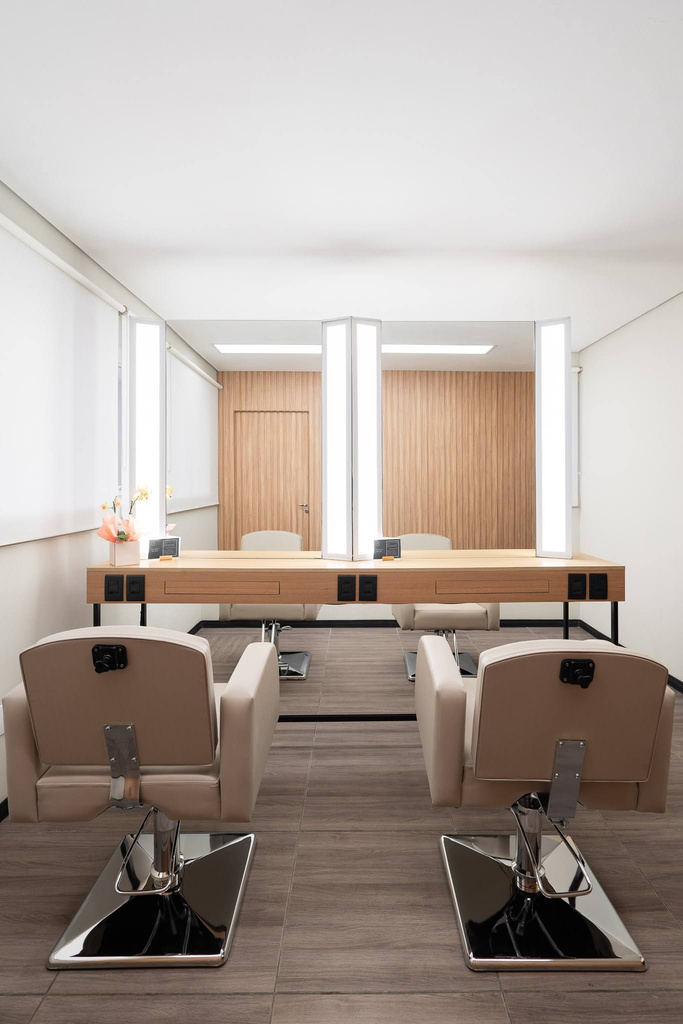 Detalhe do espaço pensado para o bem-estar