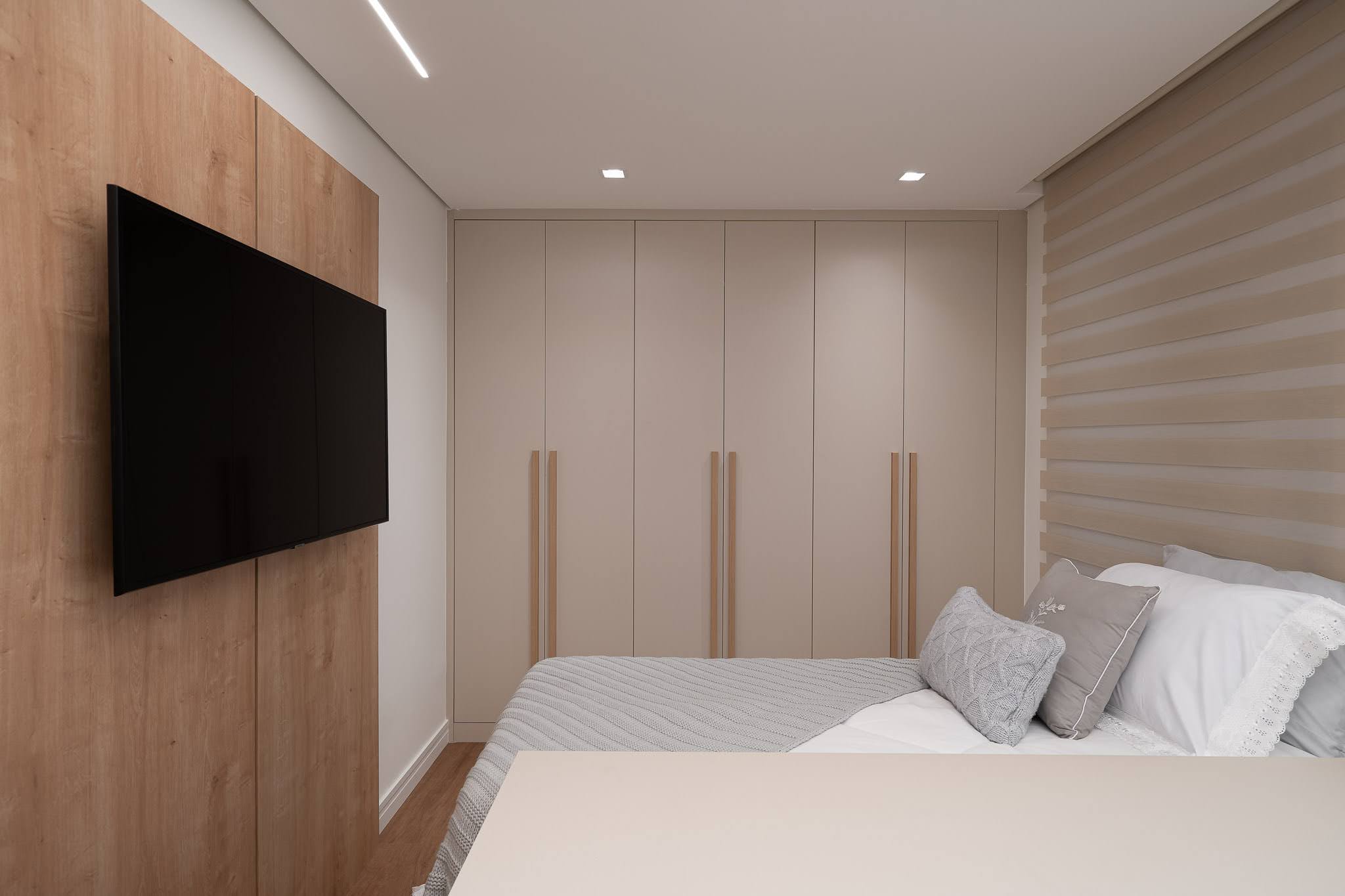 Ambiente residencial com estética atemporal